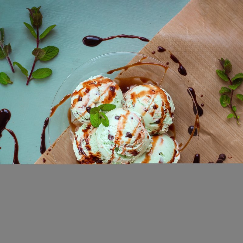 Marshfield Farm Ice Cream Plant Based Mint Choc Square