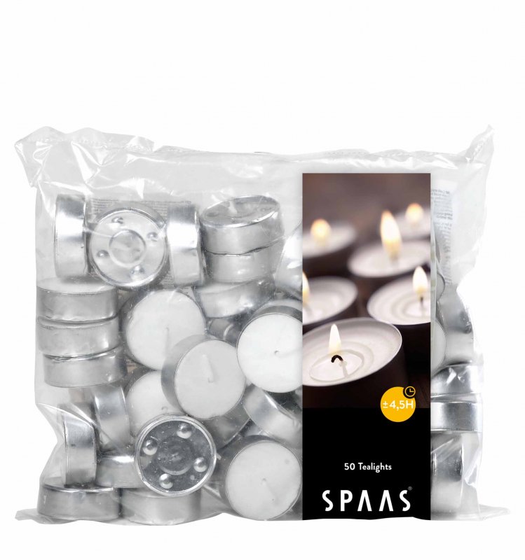 Tealights bag of 50 4,5hr 3913