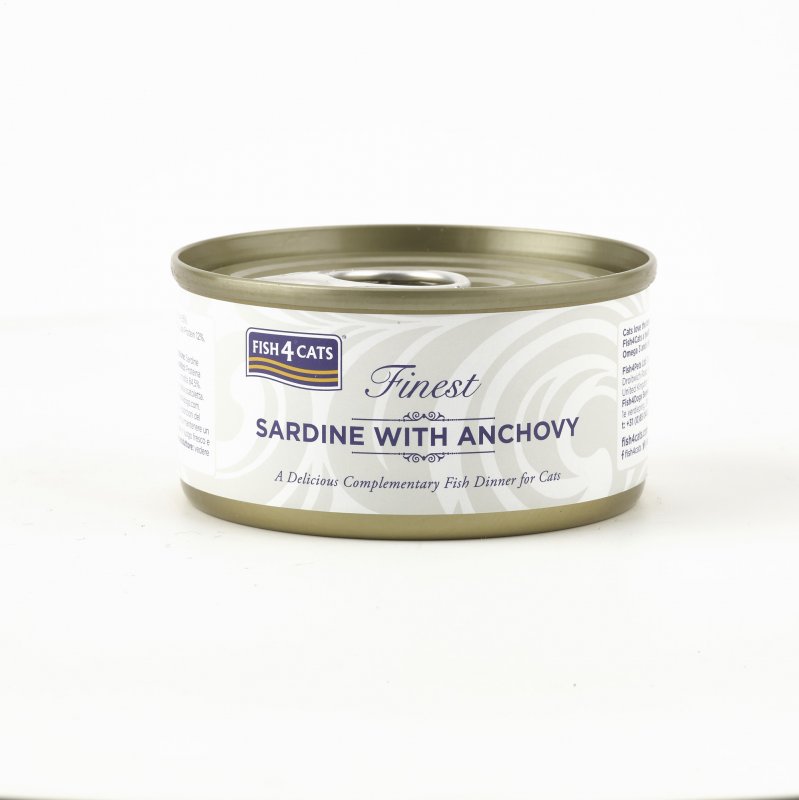 #1   Finest Fish4Cats Sardine with Anchovy