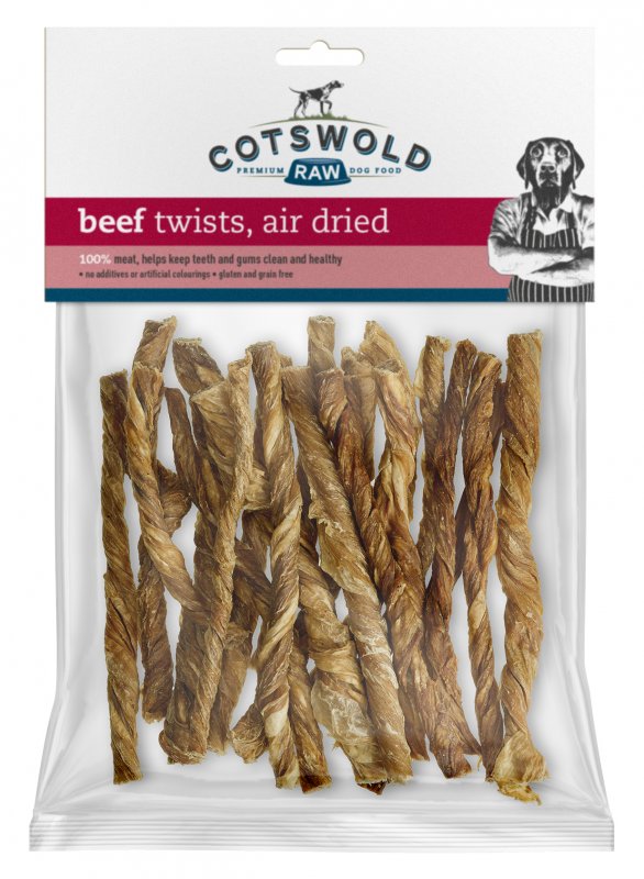 Cotswold Raw Beef Twists Bag B - 200mm wide Visual
