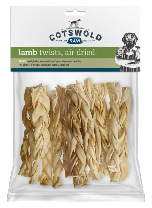 Cotswold Raw Lamb Twists Bag B - 200mm wide Visual
