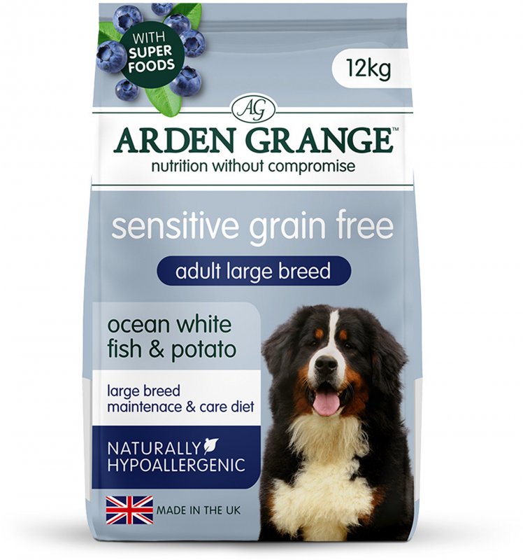 Arden Grange GF 12kg Sensitive LB ocean white fish