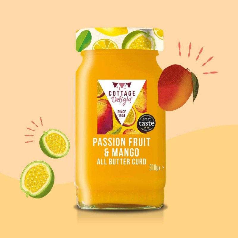 CD050071 Passion Fruit & Mango All Butter Curd