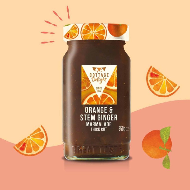 CD000089 Orange & Stem Ginger Marmalade Thick Cut