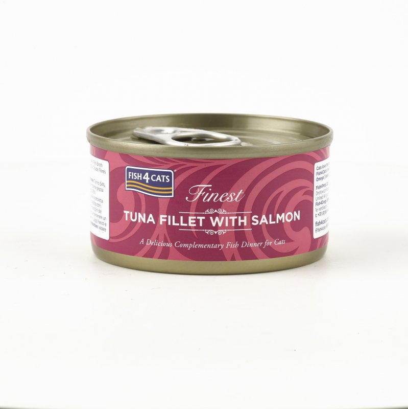 #1   Finest Fish4Cats Tuna with Salmon