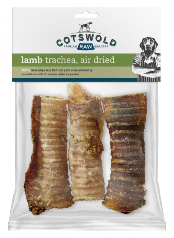 Cotswold Raw Lamb Trachea Bag B - 200mm wide Visual