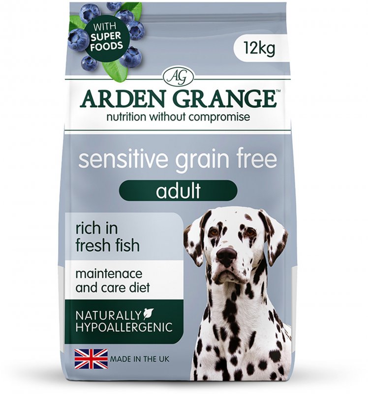 Arden Grange 12kg Sensitive ocean white fish