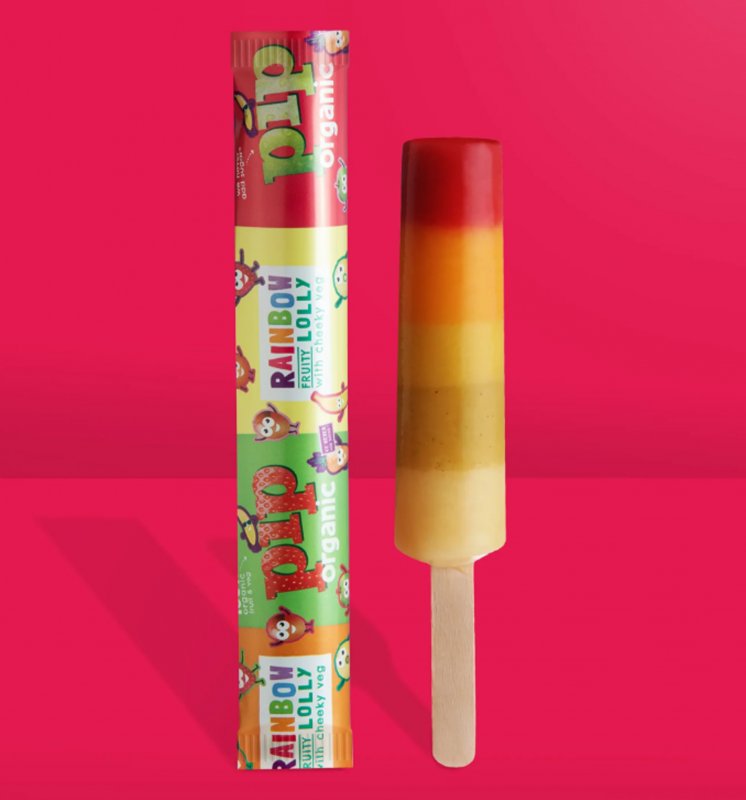 PIP OrganicRainbowIceLolly