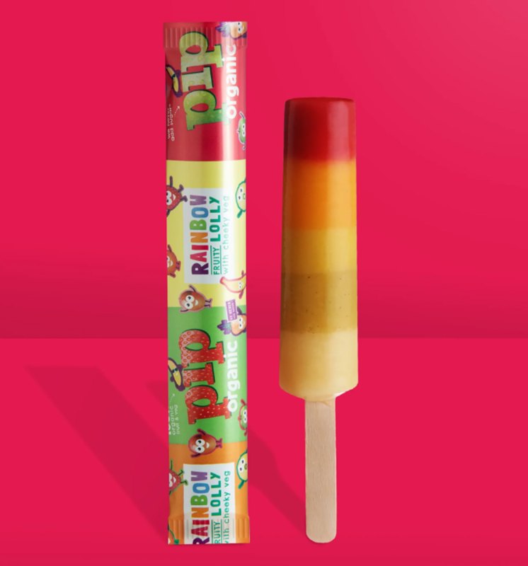 PIP OrganicRainbowIceLolly