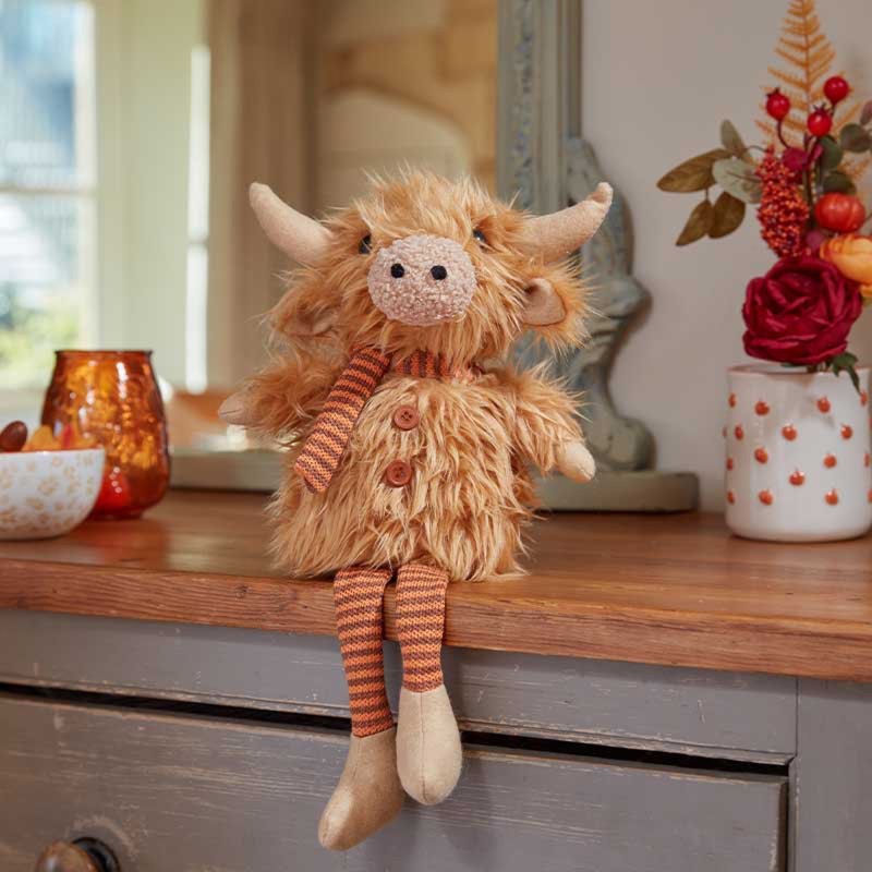 Highland Cow - Dangly Legs - Each