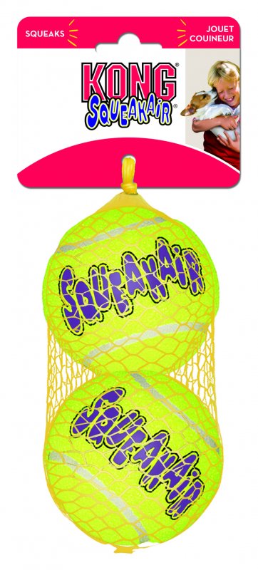 Kong KONG SqueakAir Tennis Ball Large 2pk Willowbrook Nursery