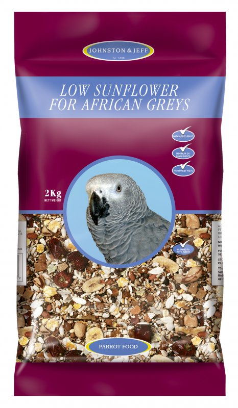 AFRICAN GREY LOW SUNFLOWER 2kg