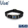 ANCOL Viva Adjustable Collar Black 20-30cm Size 1-2