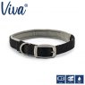 ANCOL Padded Viva Collar Black 45-54cm Size 6