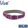 ANCOL Padded Viva Collar Purple 50-59cm Size 7