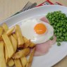Smaller Meals Ham, Egg And Chips