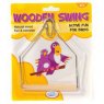 HAPPY PET Wooden Bird Swing 16cm