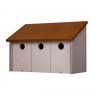JOHNSTON & JEFF Oakham Sparrow Nest Box Teak Roof