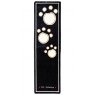 DOG RUNNER Extra Long Black - 45 x 150Cm