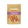 SECOND NATURE Dog Treats Chewy Duck Twists   80g