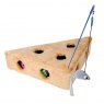 TRIXIE Cat's Cheese with playing rod and 3 toy balls, 36 × 8 × 26/26 cm