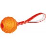 TRIXIE Soft & Strong ball on strap, TPR, ø 7 cm/29 cm, orang