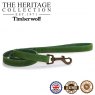 ANCOL Timberwolf Leather Lead Green 1mx19mm