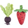 TRIXIE Set of Strawberry/Beetroot, Wood/Loofah, 6/9 cm TRIXIE Set of Strawberry/Beetroot, Wood/Loofah, 6/9 cm