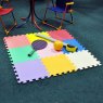9 Piece Multi Coloured Play Mat Set. 9 Piece Multi Coloured Play Mat Set.