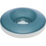 TRIXIE Rocking Bowl Slow Feeding, plastic/TPR 0.5 l/ø 23 cm, grey/blue
