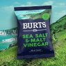 Burts Sea Salt And Malt Vinegar   40g