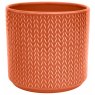 Chevron Sienna Planter H15cm D15cm Chevron Sienna Planter H15cm D15cm