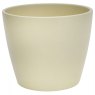 Cyclamen Planter Cream H14cm D16.5cm