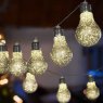 GlitterBulb String Lights - Silver - Set of 10