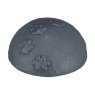 TRIXIE Memorial Stone dome with paws, ø 15 × 8 cm, grey