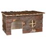 TRIXIE Jerrik house, dwarf rabbits, bark wood 40 × 20 × 23 cm TRIXIE Jerrik house, dwarf rabbits, bark wood 40 × 20 × 23 cm